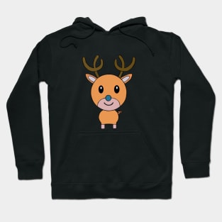 Cute brown deer Hoodie